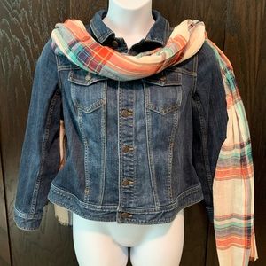 Talbots denim jean jacket trucker